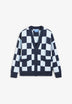 NWHR | CHECKERED BLUE CARDIGAN