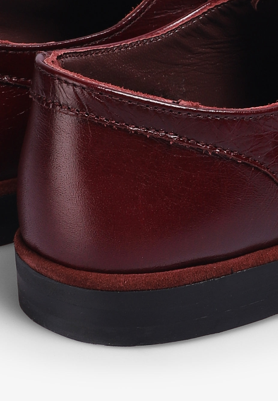 ALOHAS | BRANDY BURGUNDY LEATHER LOAFERS