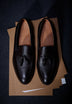 MOCASSINS EM PELE COM BORLAS