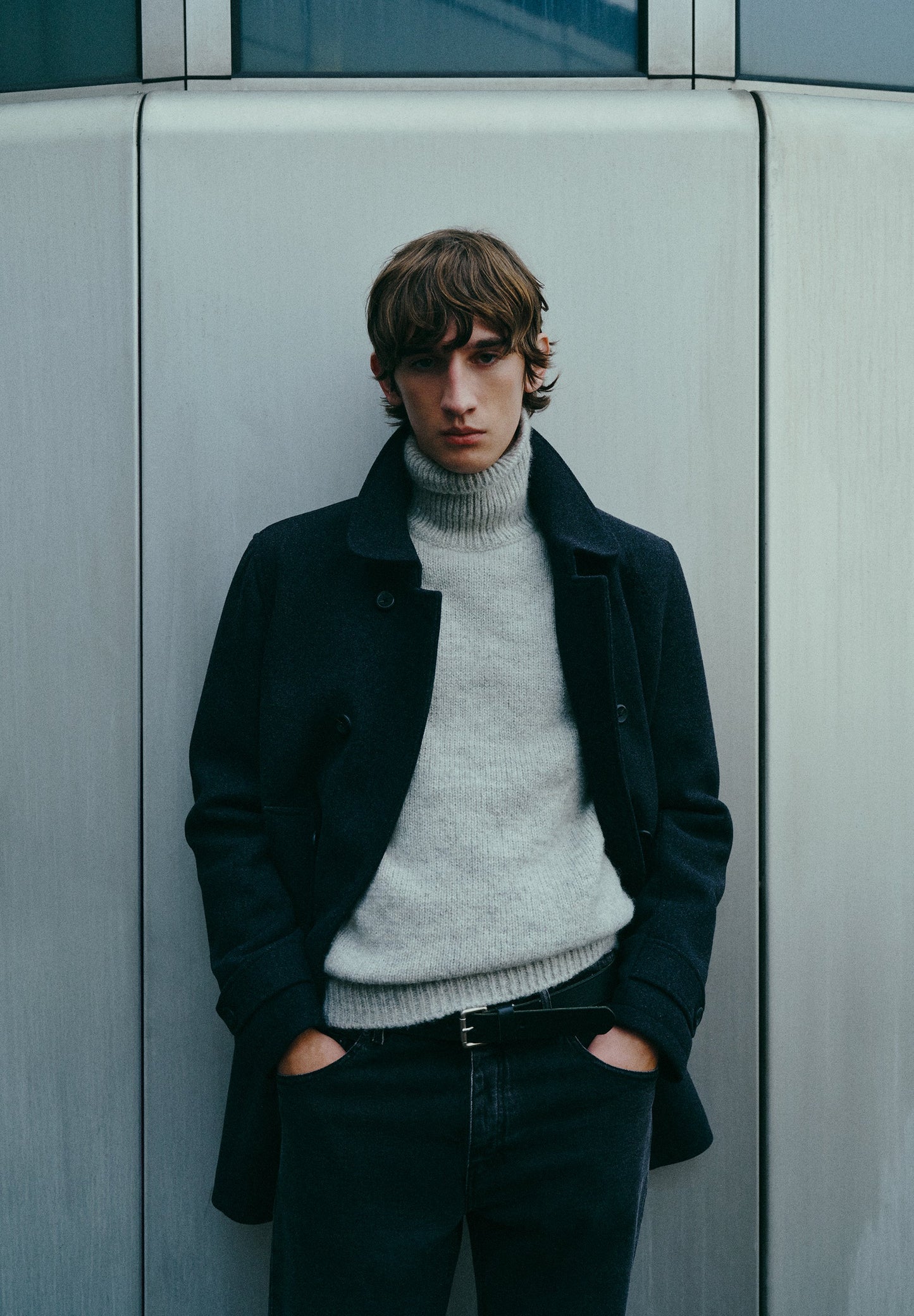 CASACO CRUZADO DE LÃ