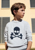 CAMISOLA COM SKULL A CONTRASTAR