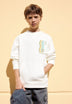 SWEATSHIRT COM PADRÃO DE SURF