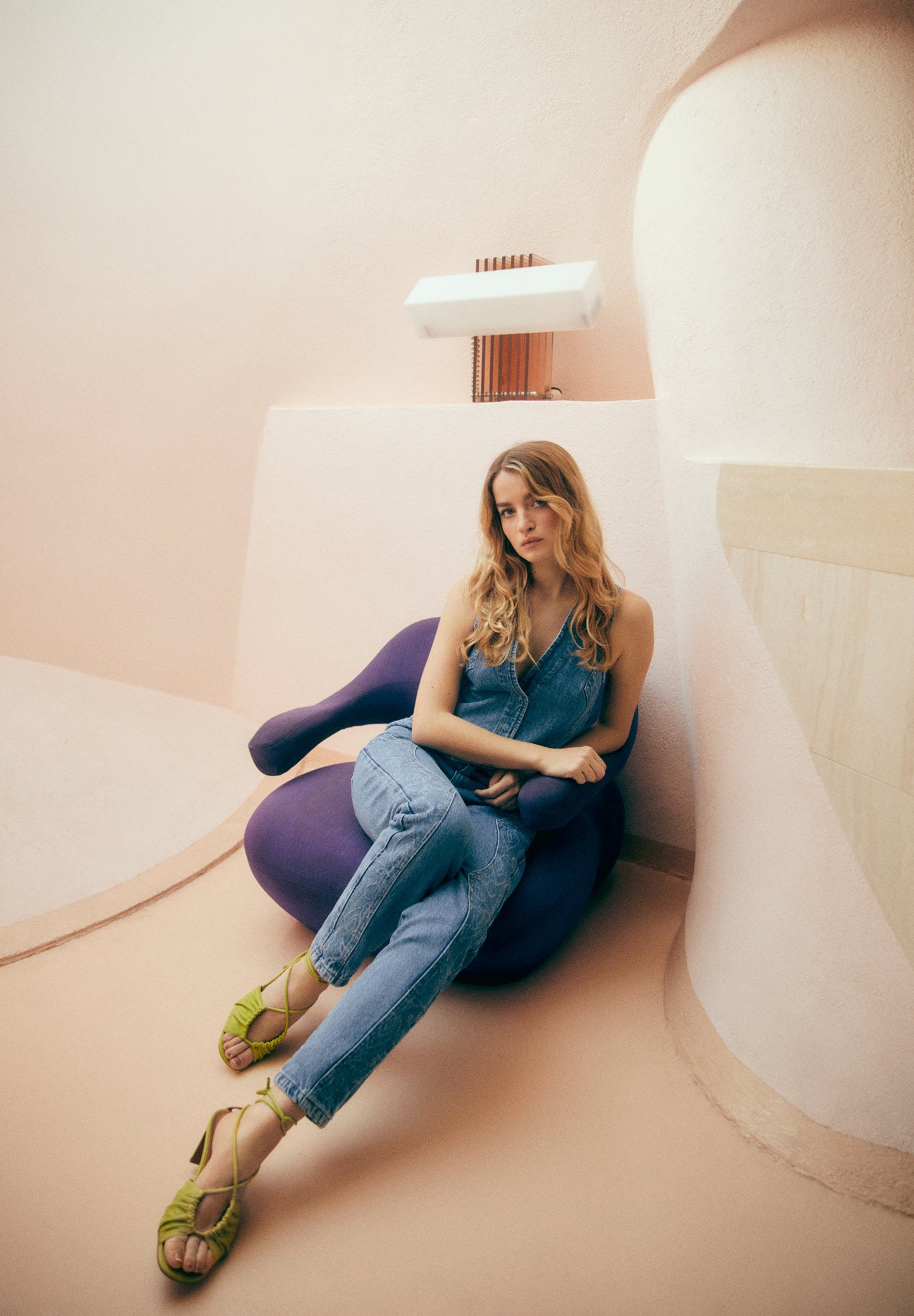 COLETE DENIM TEXTURA