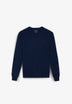 SWEATER BÁSICA BORDADA ALGODÃO