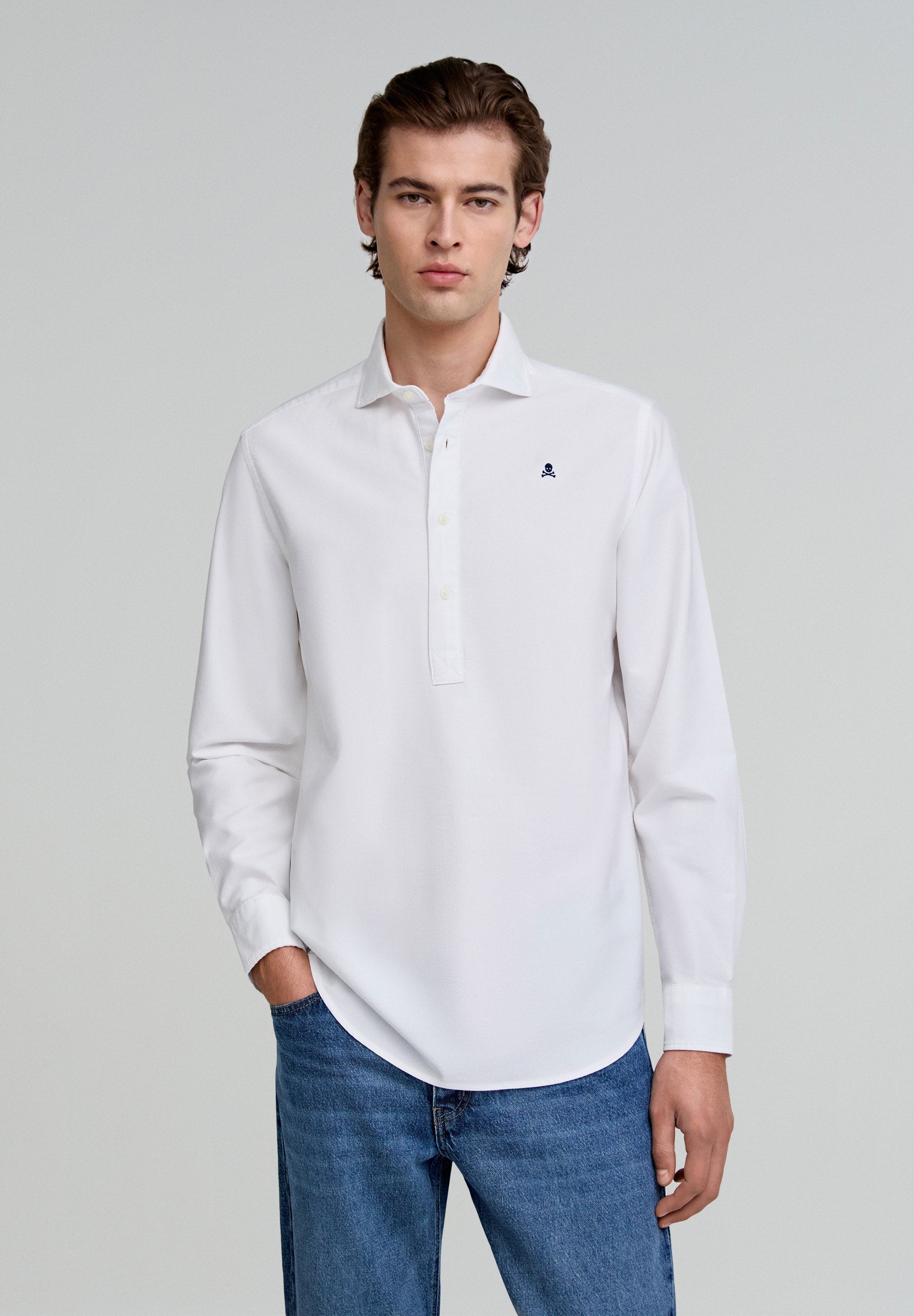 CAMISA T-SHIRT COM SKULL