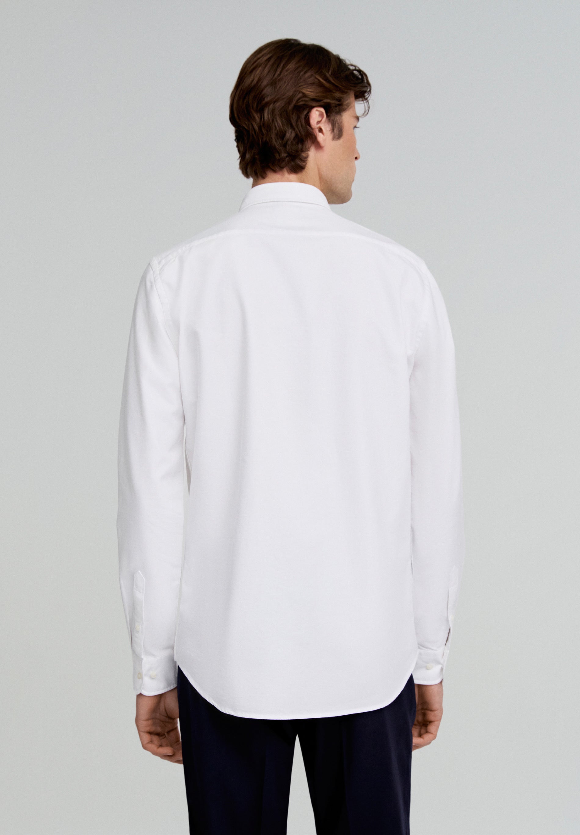 CAMISA OXFORD CAVEIRA CONTRASTE