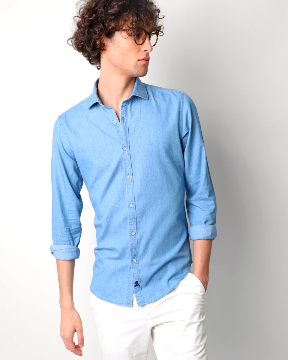 GEORGE F. SHIRT:SKYBLUE
