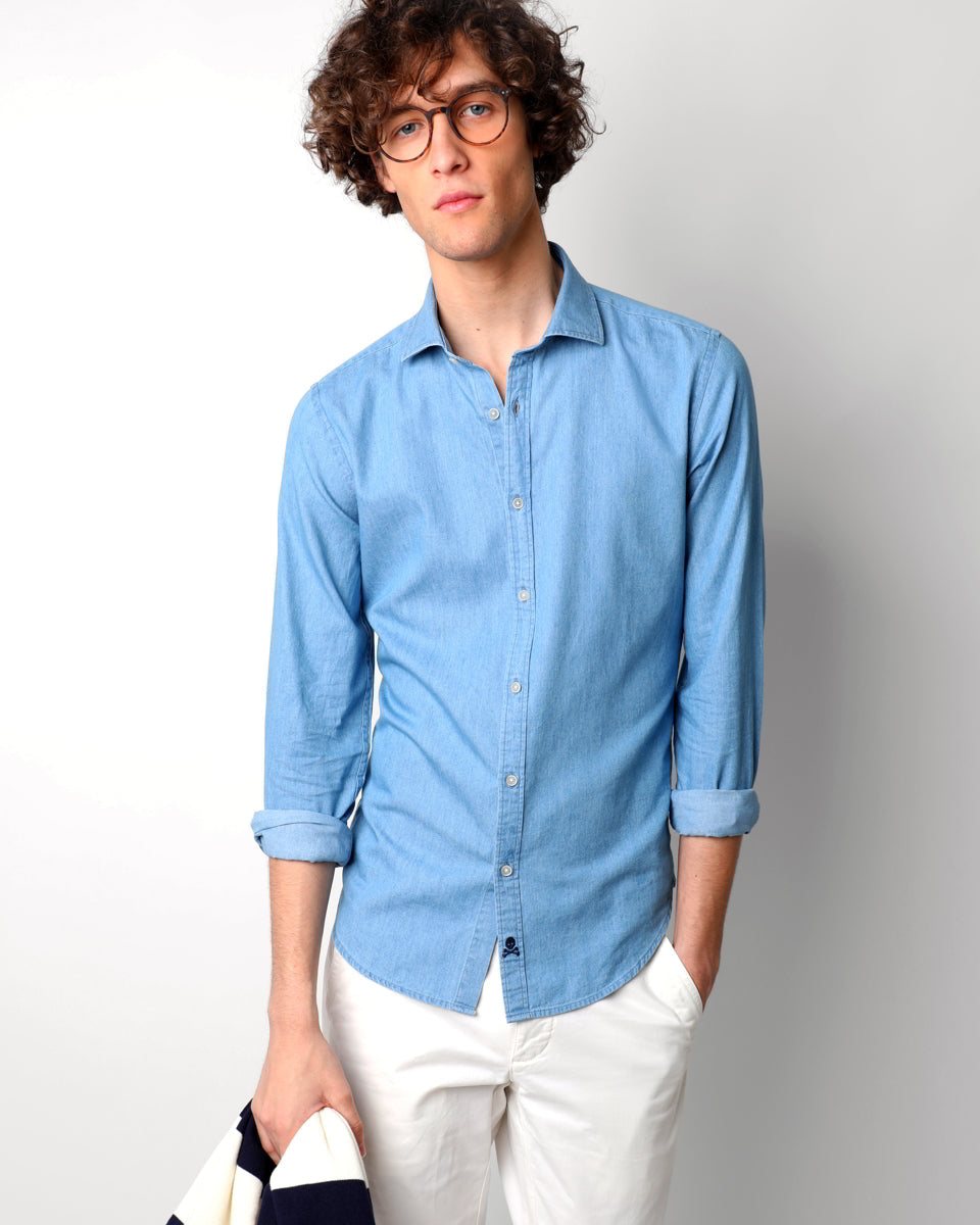 GEORGE F. SHIRT:SKYBLUE