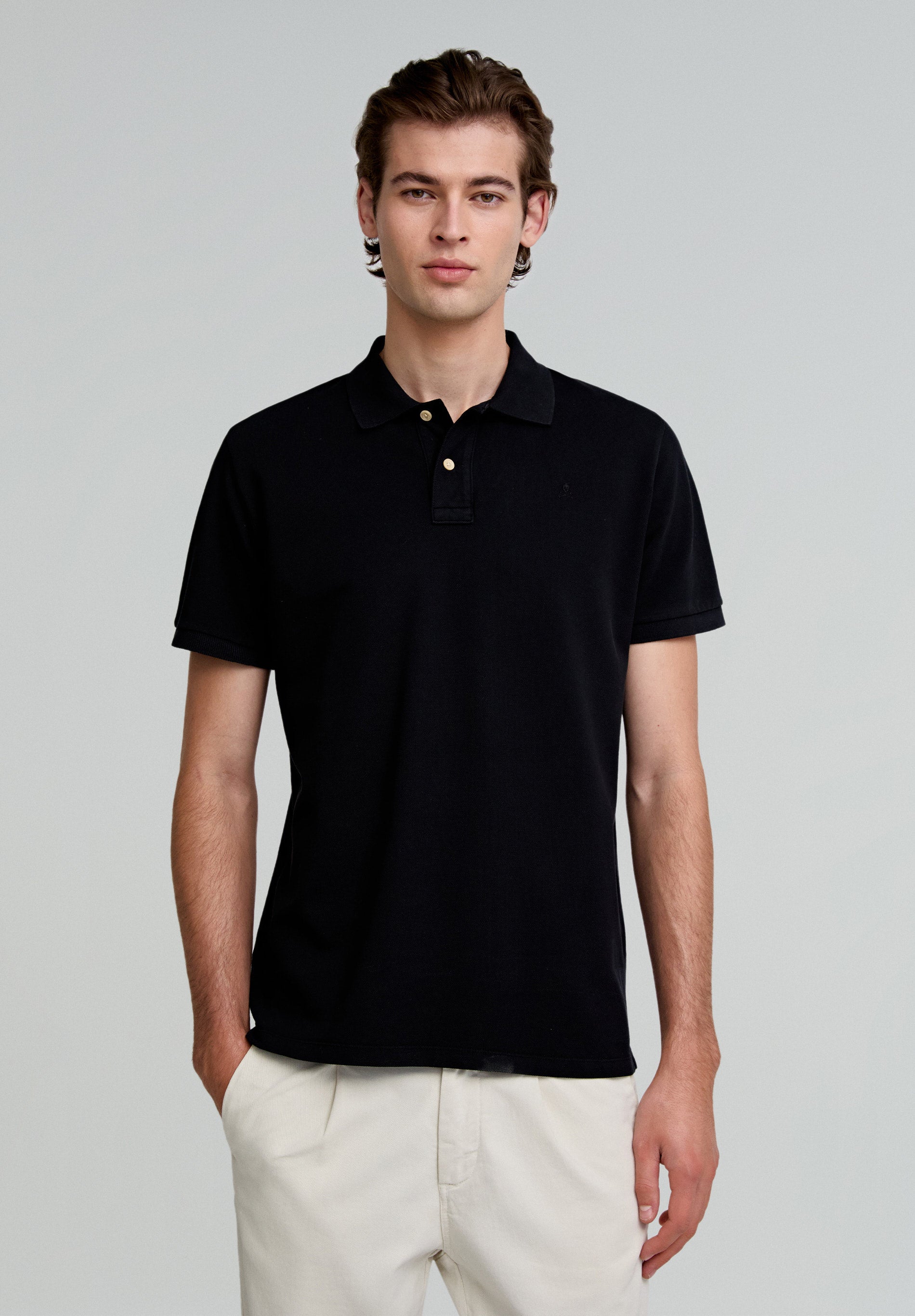 CAMISA POLO 100% ALGODÃO