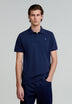 CAMISA POLO BÁSICA COM SKULL EM CONTRASTE