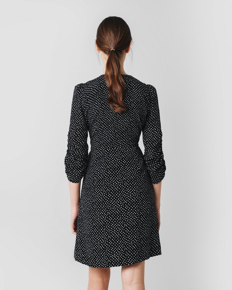 VESTIDO MINI PAREO MINIPRINT NEGRO