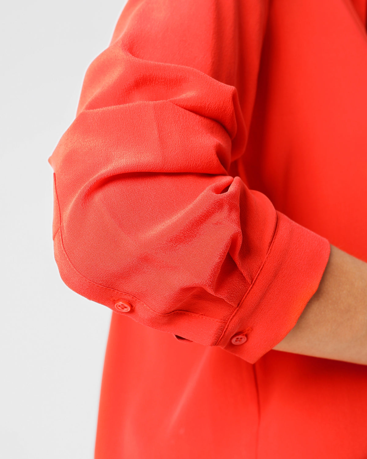 CAMISA SEDA ROJO