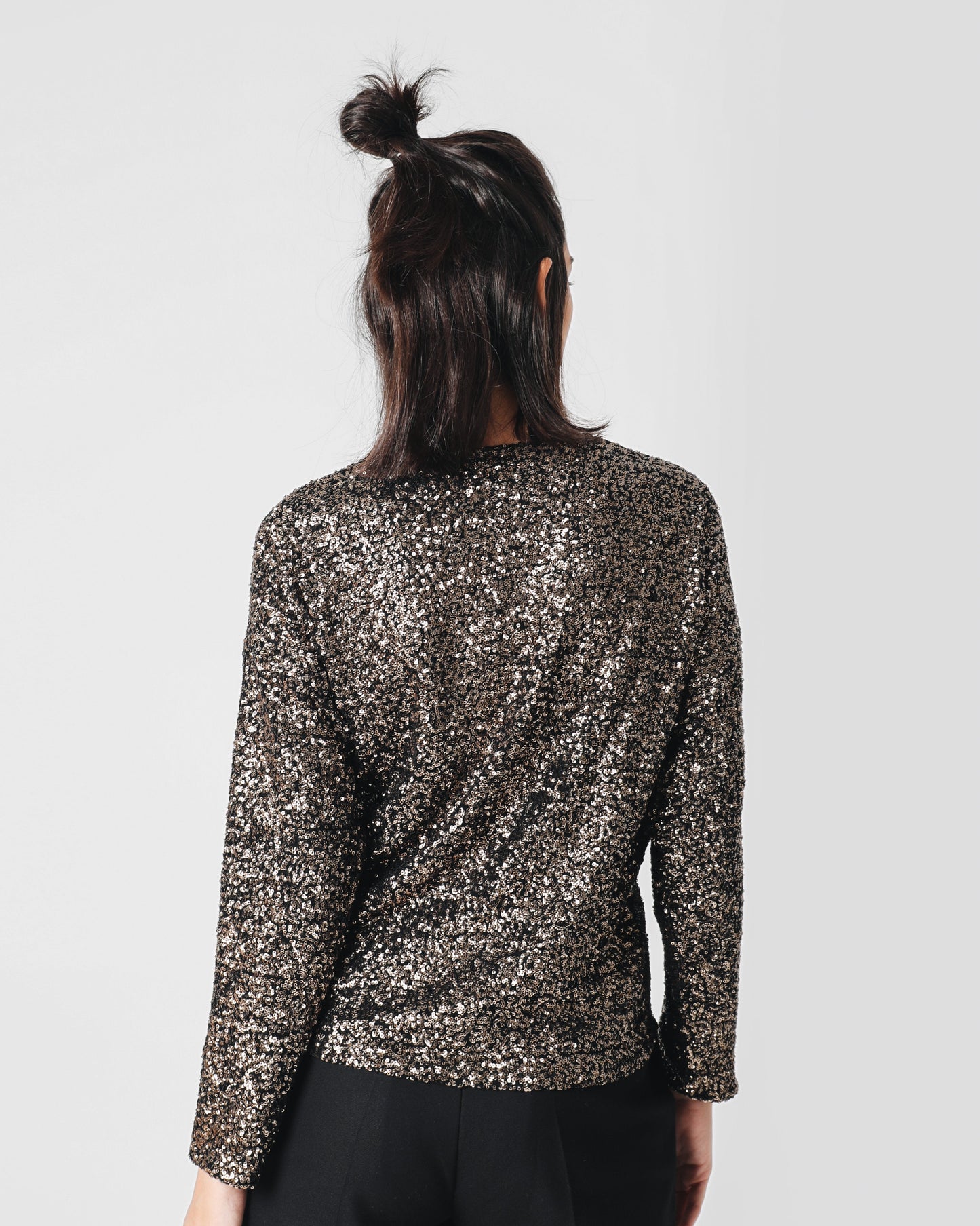 CHAQUETA ANTIQUE LENTEJUELAS NUDE