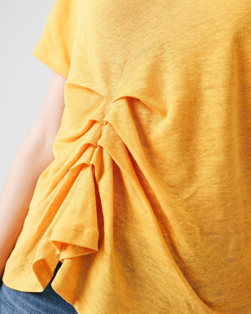 CAMISETA LINO FRUNCE