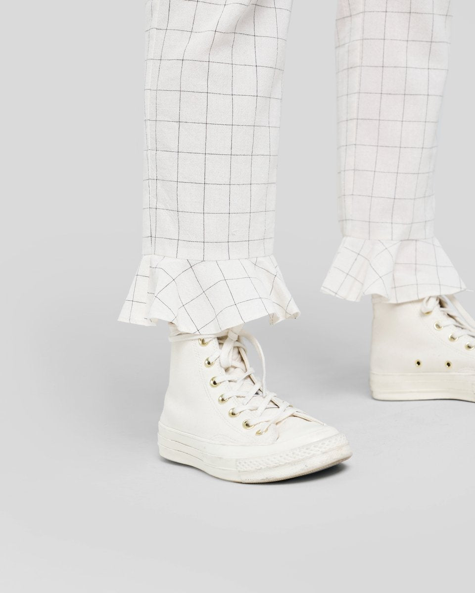 PANTALON TRAJE VOLANTES