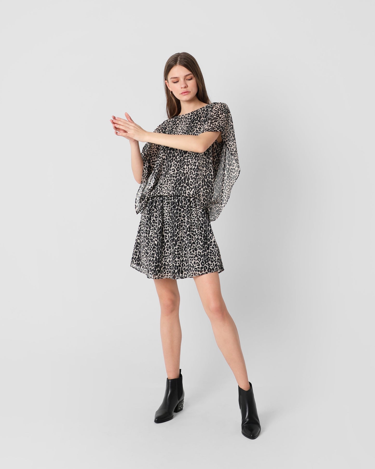 VESTIDO LEOPARDO BRILLO