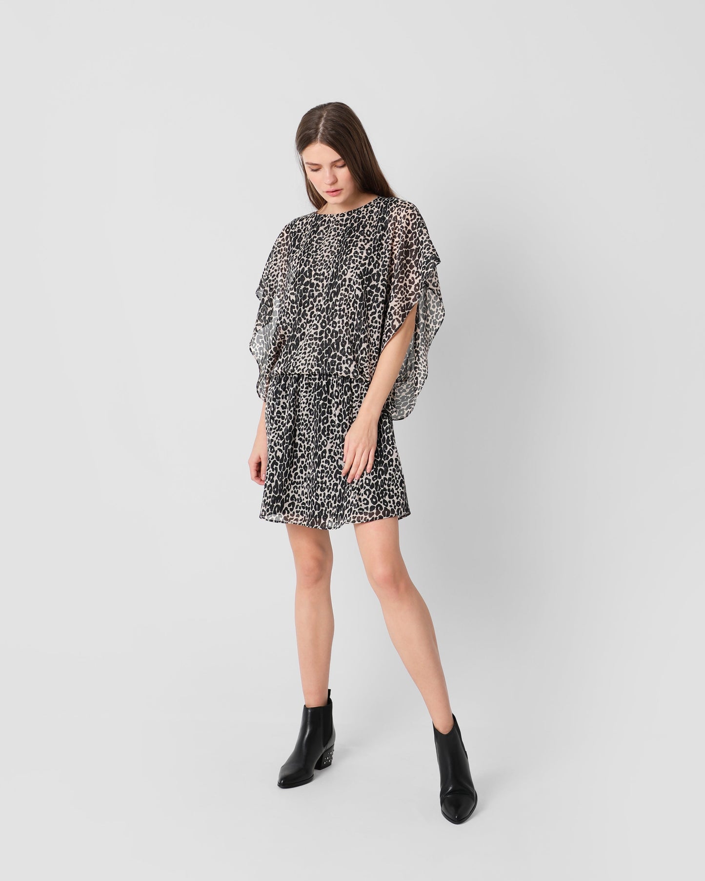 VESTIDO LEOPARDO BRILLO