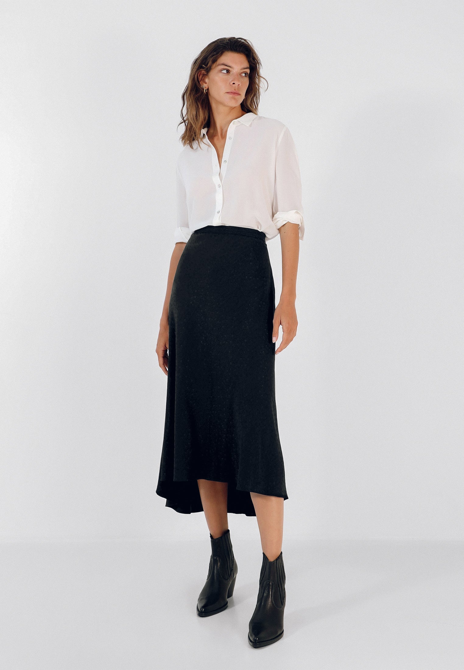 SAIA MIDI SKULLS ESTRELAS