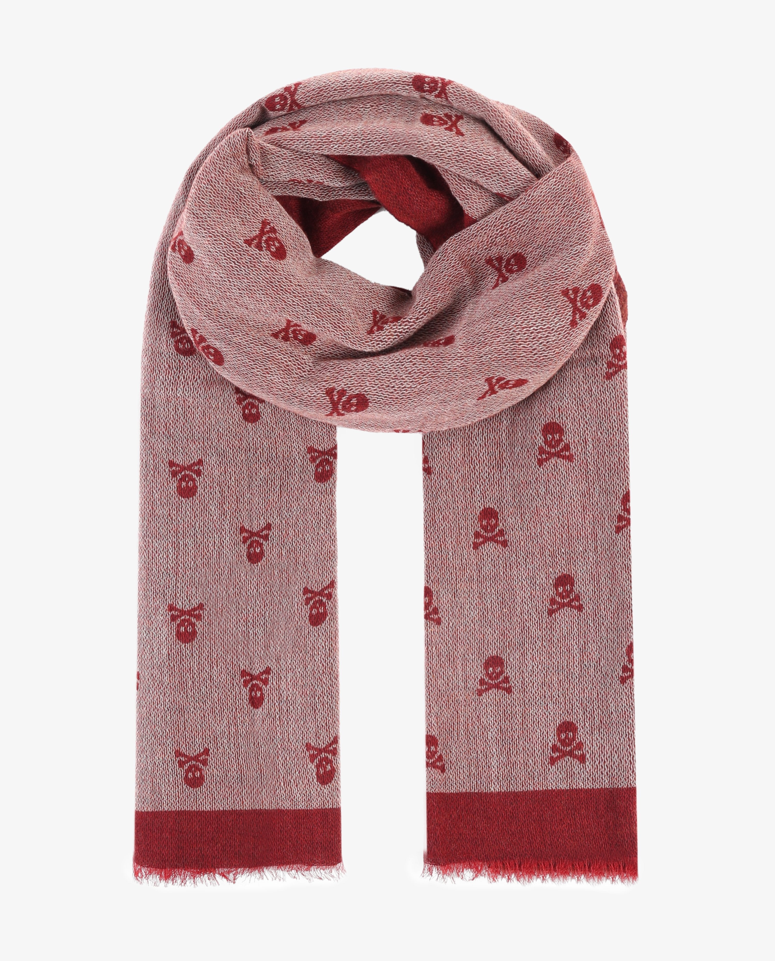 SKULL MELANGE PASHMINA