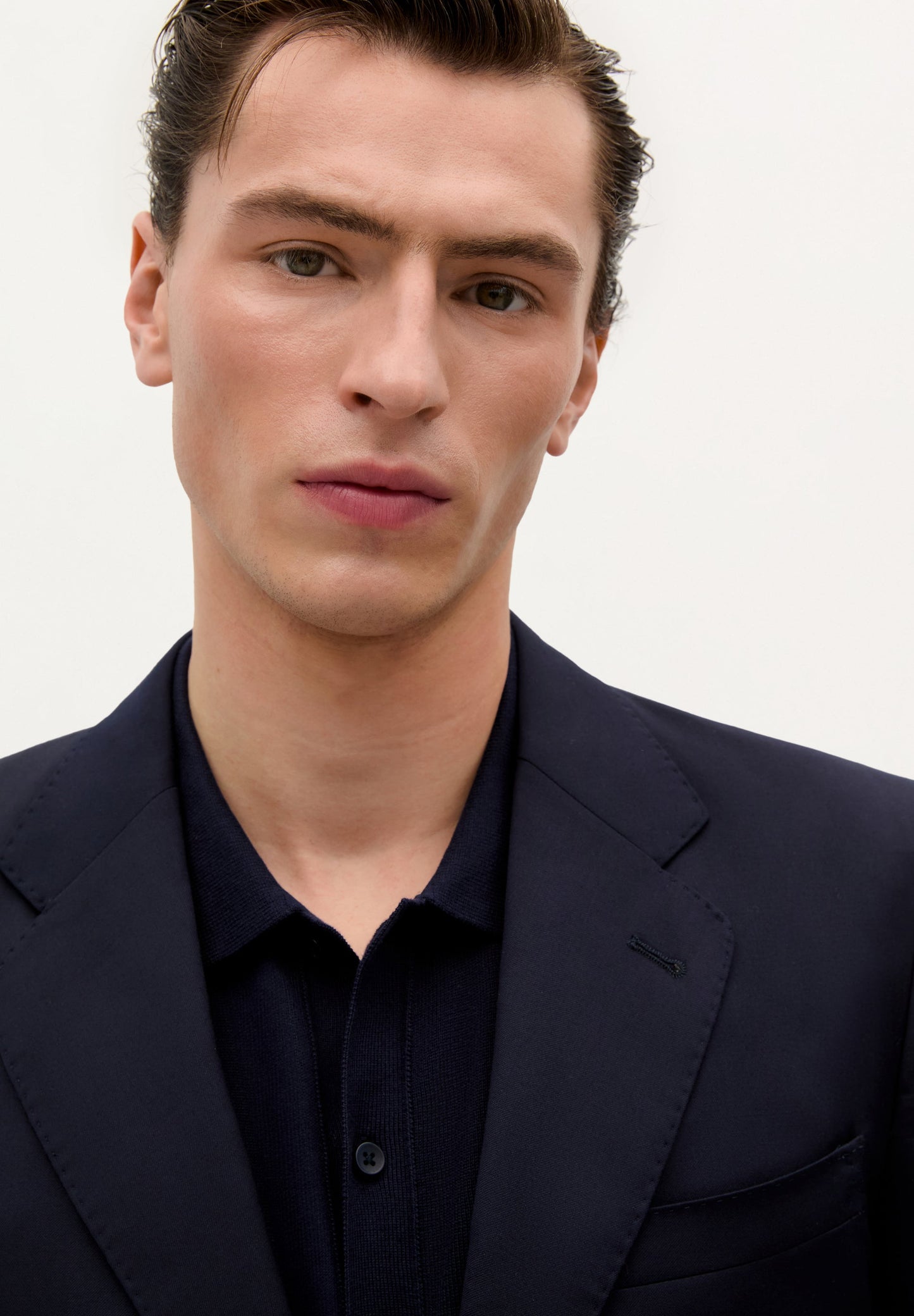 TRAJE CLÁSICO LANA AZUL MARINO