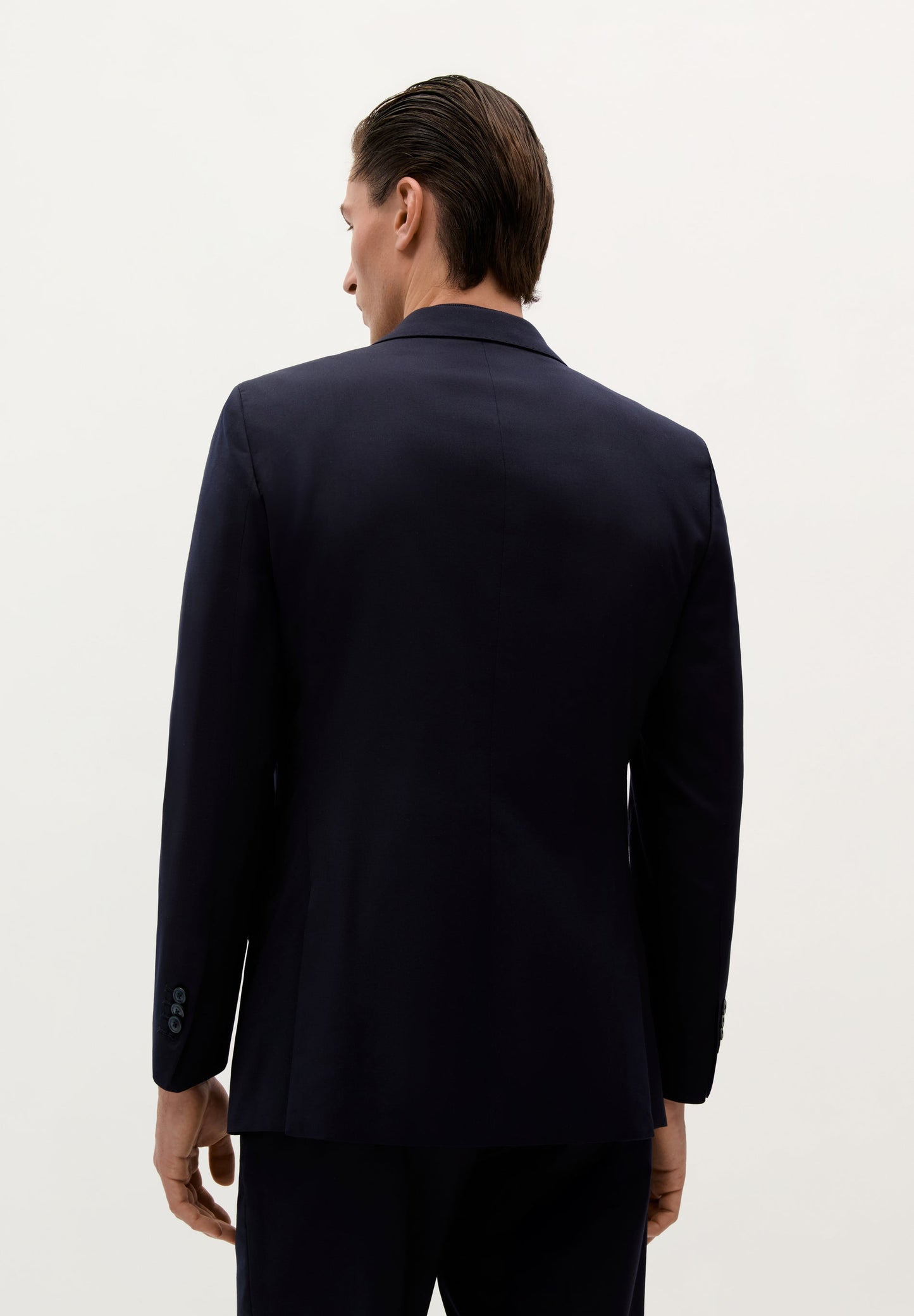 TRAJE CLÁSICO LANA AZUL MARINO