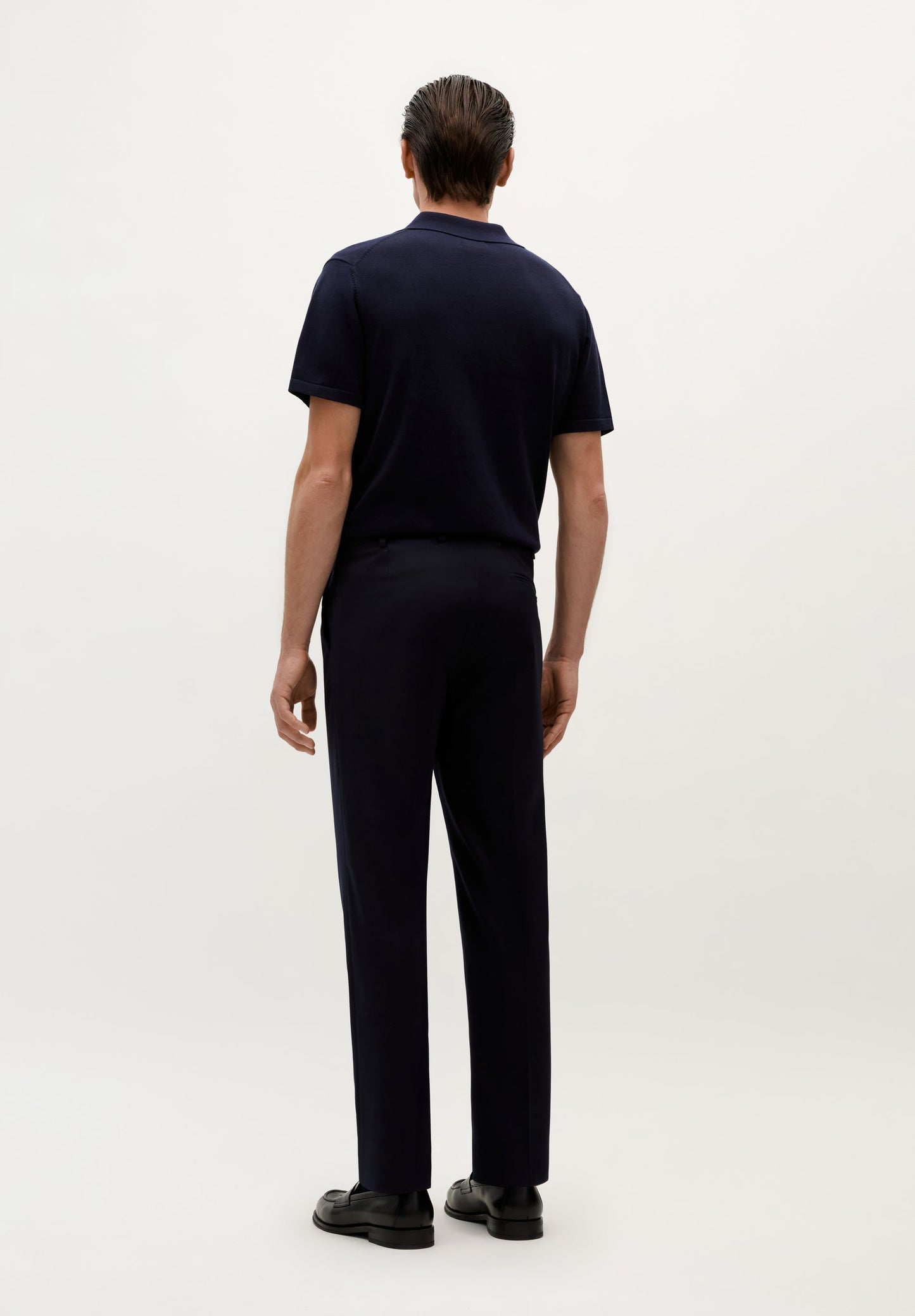 TRAJE CLÁSICO LANA AZUL MARINO