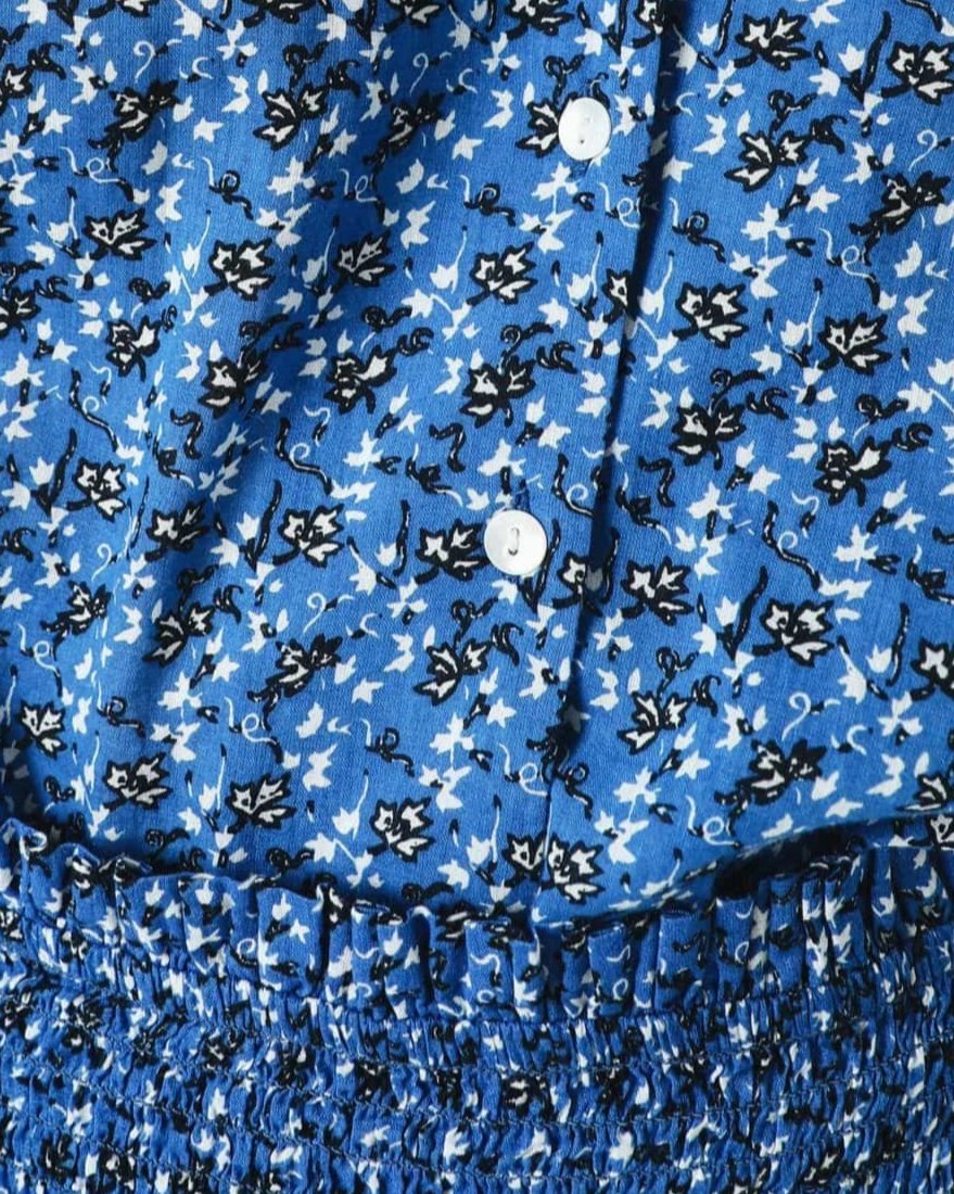 CAMISA FLORES FOLHOS