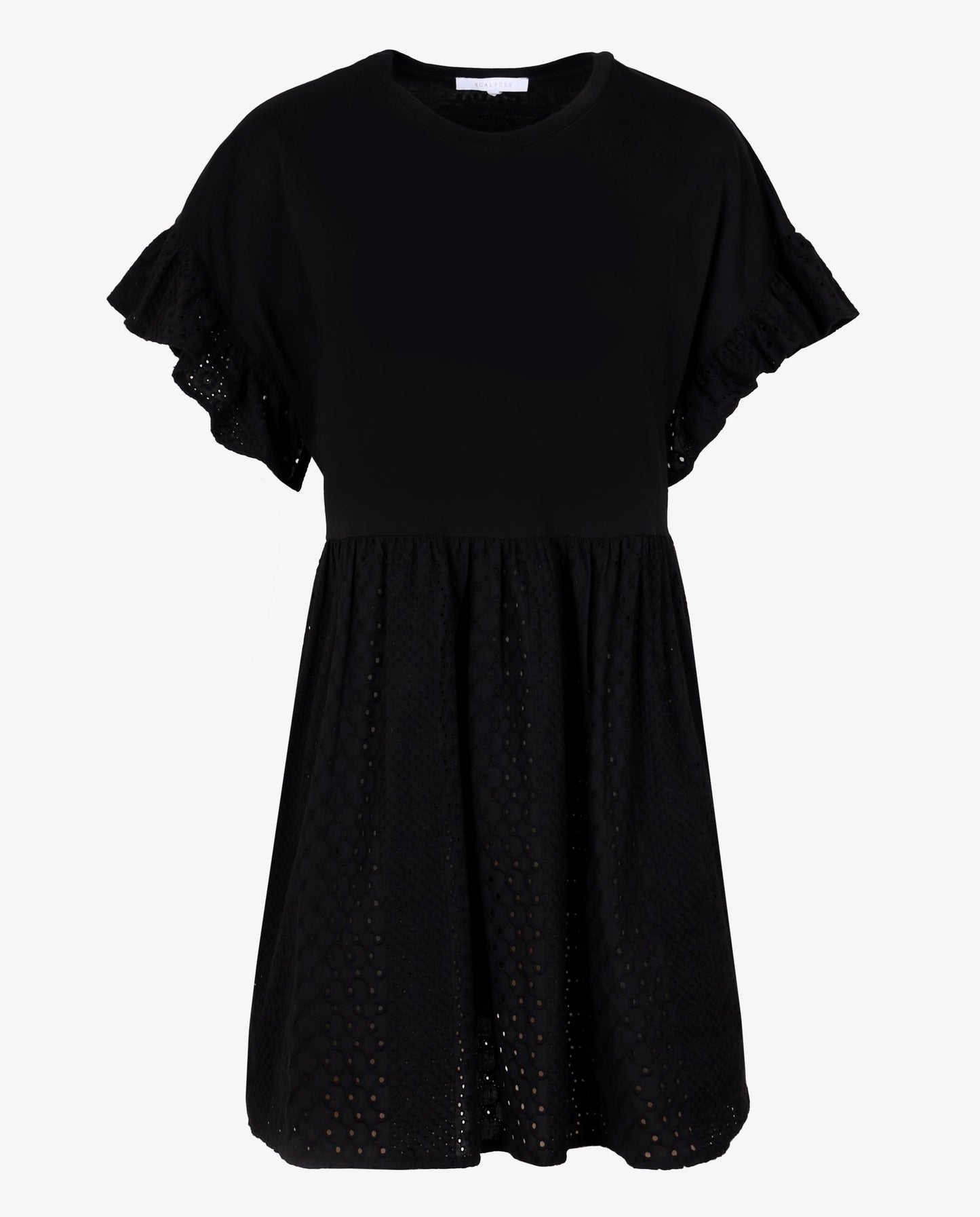 MINI VESTIDO COM BORDADO INGLÊS