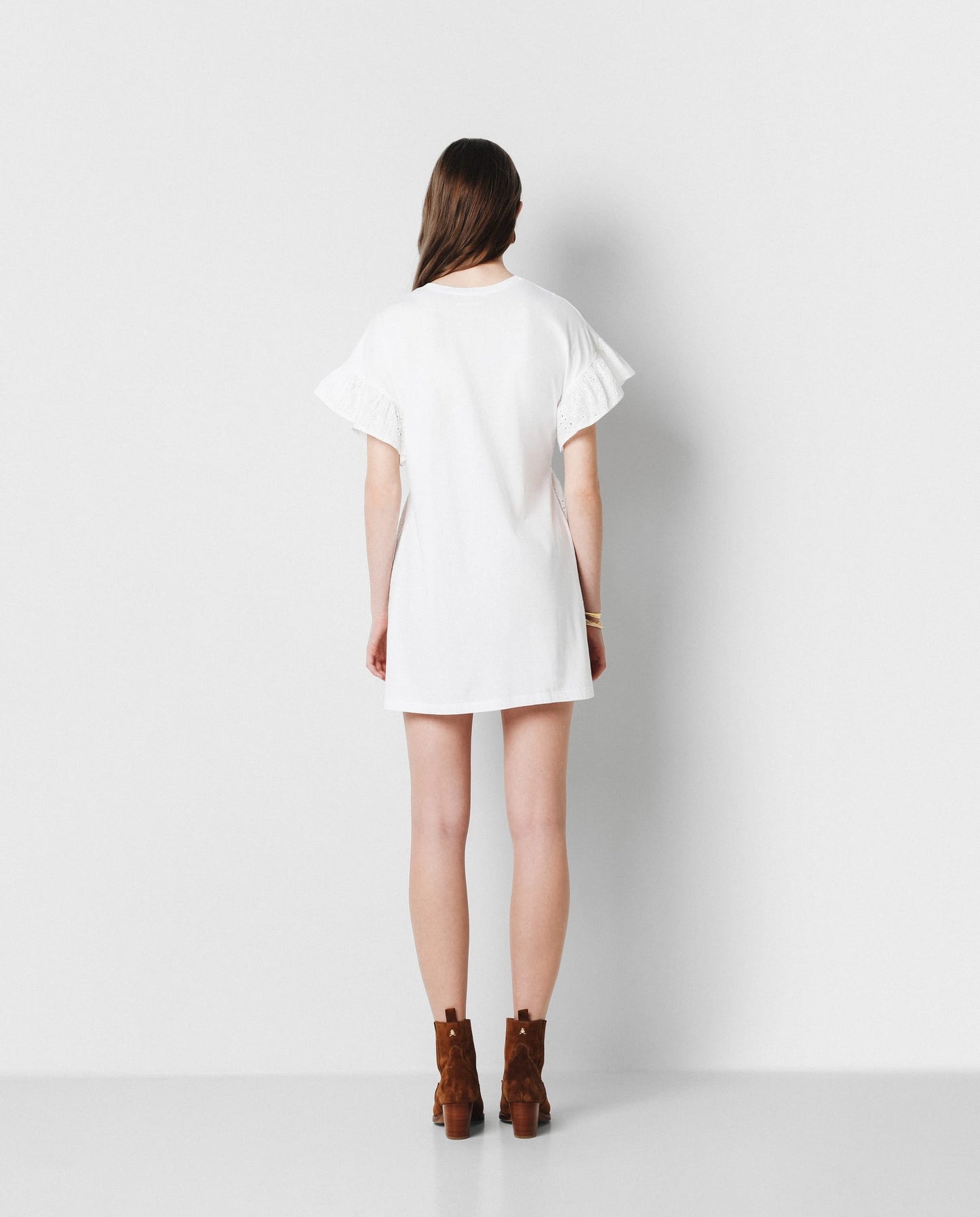 MINI VESTIDO COM BORDADO INGLÊS