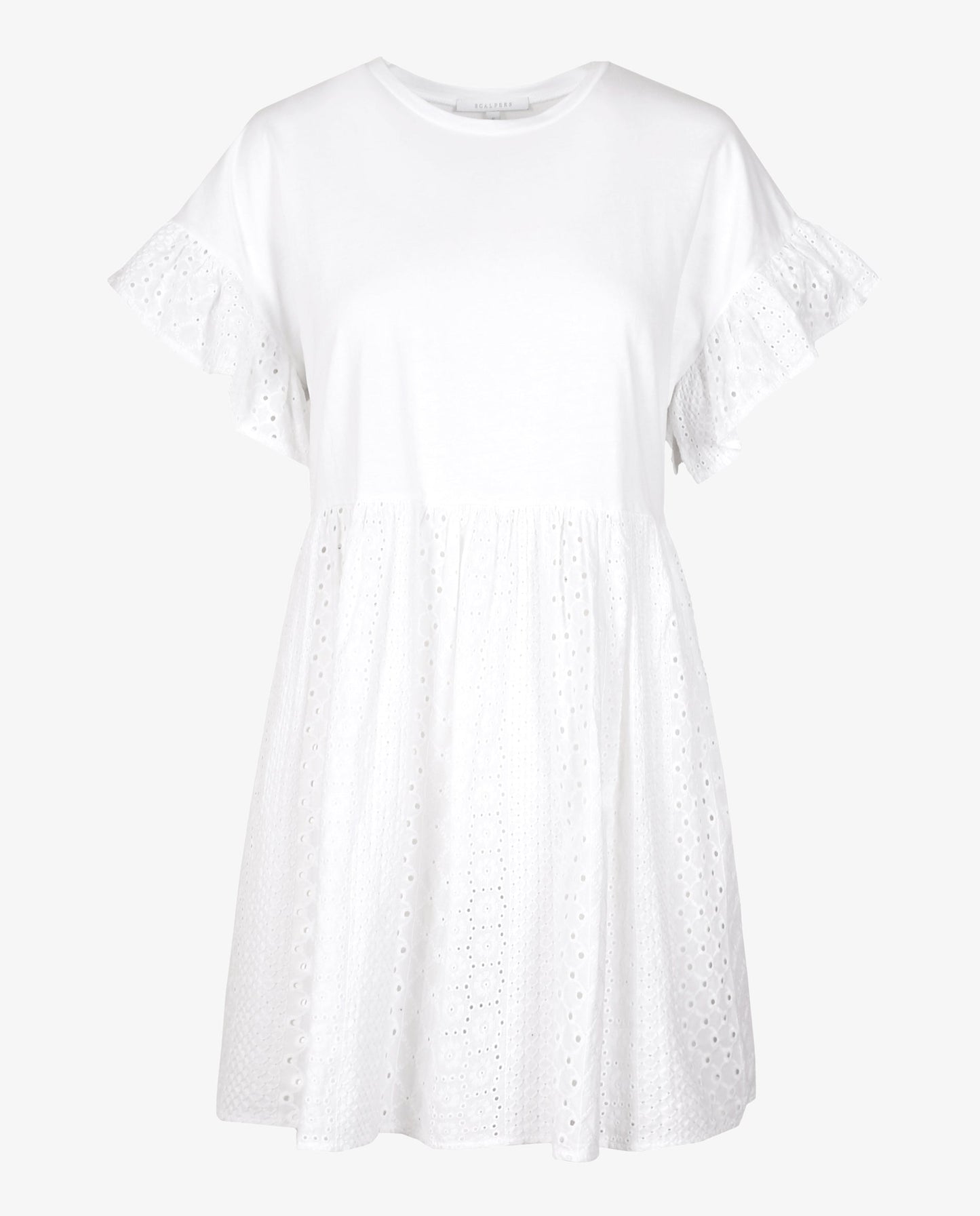 MINI VESTIDO COM BORDADO INGLÊS