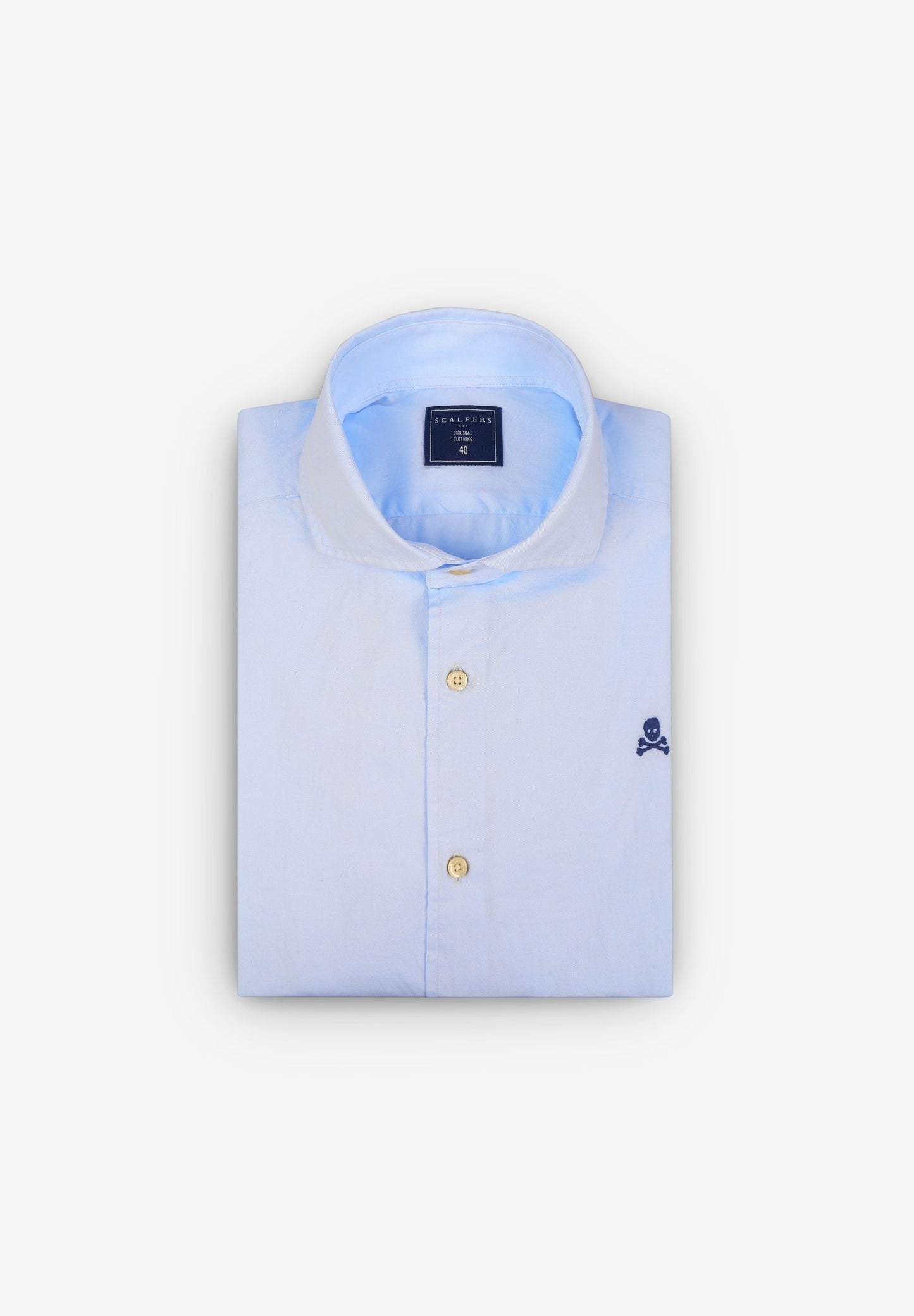 CAMISA RISCAS LOGÓTIPO CONTRASTE