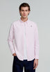 CAMISA OXFORD COM SKULL EM CONTRASTE