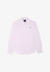 CAMISA OXFORD COM SKULL EM CONTRASTE