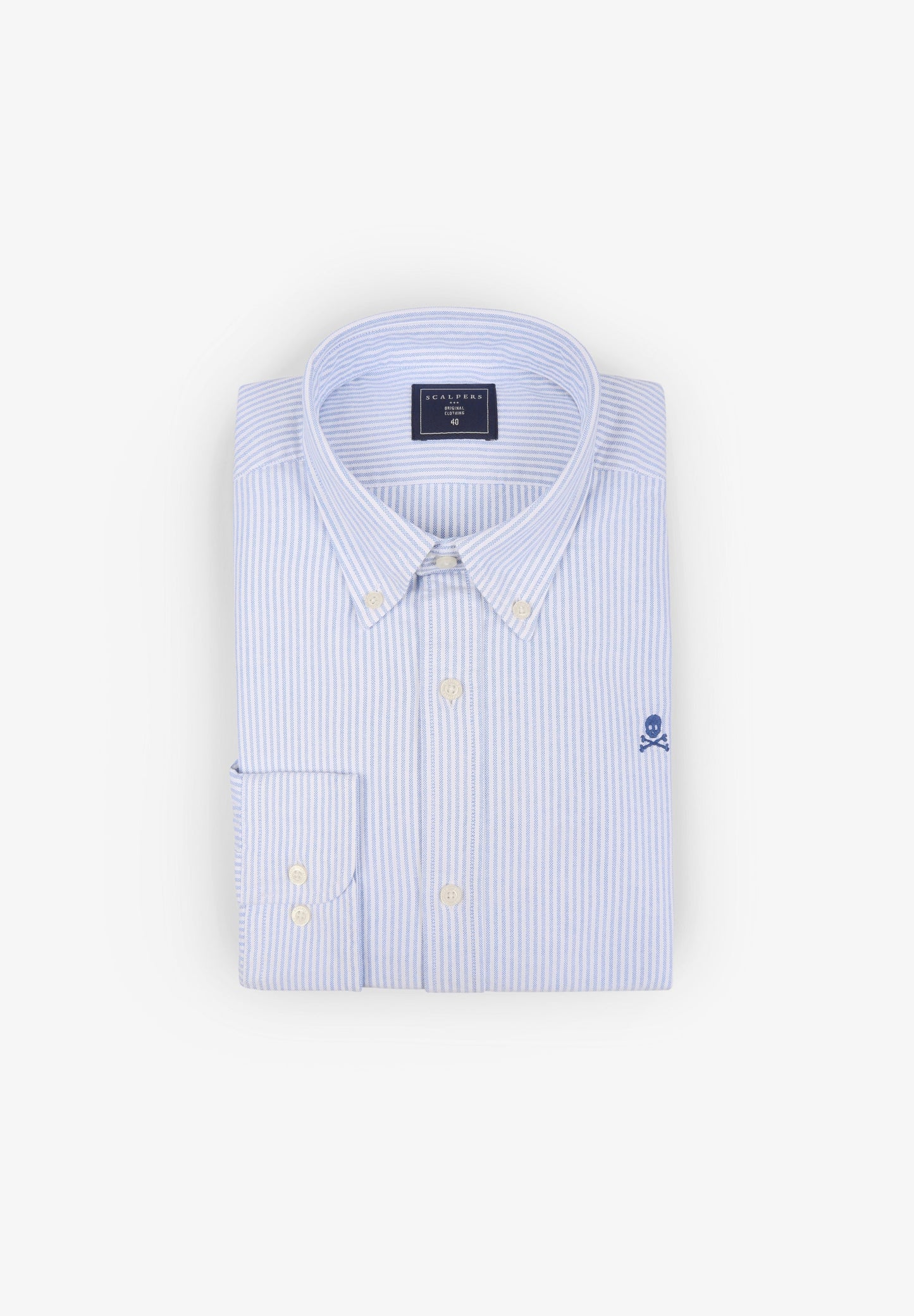 CAMISA OXFORD CALAVERA CONTRASTE - Scalpers
