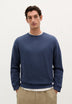 SWEATSHIRT BÁSICA BORDADA EM CONTRASTE