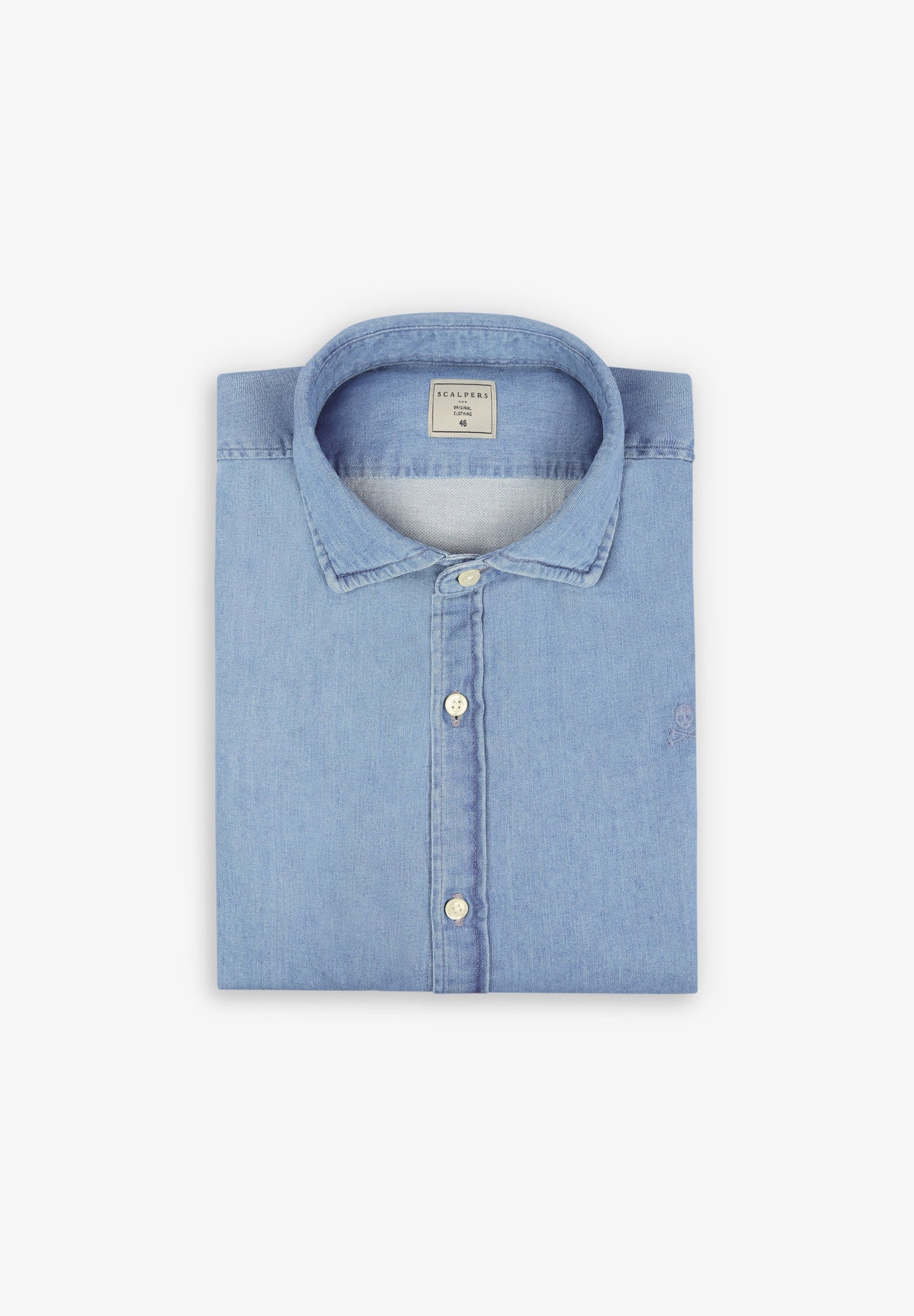 CAMISA DENIM BÁSICA - Scalpers