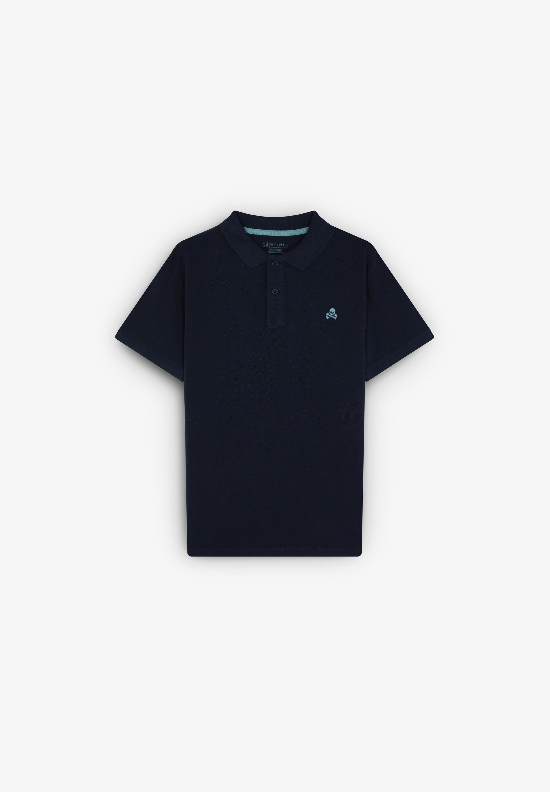 CAMISA POLO BÁSICA COM SKULL