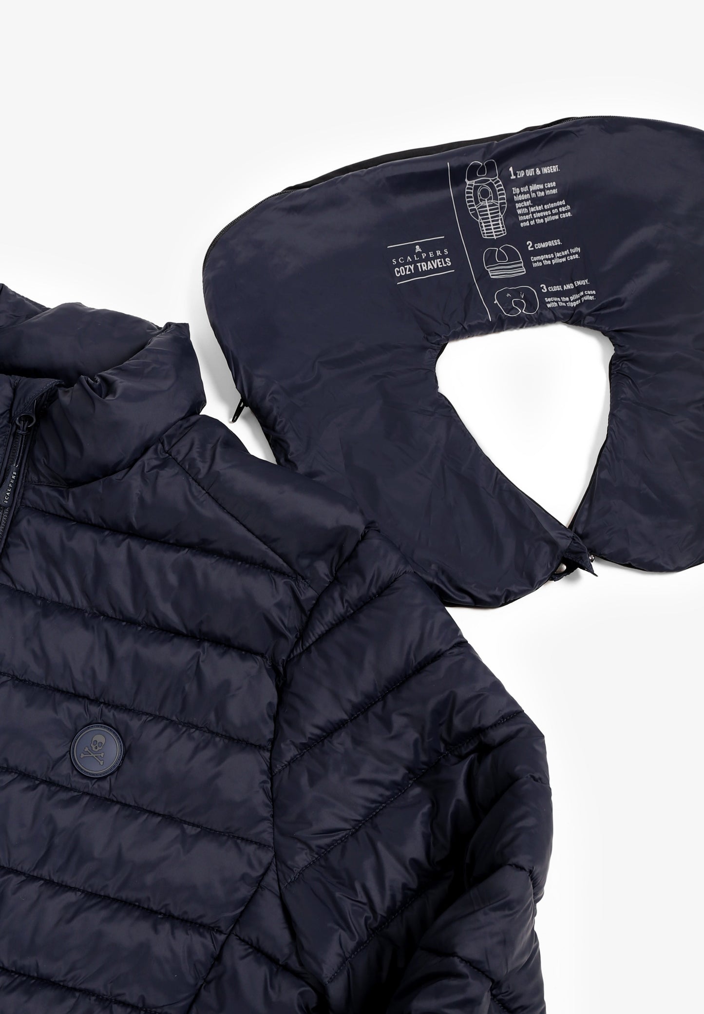 CHAQUETA ACOLCHADA CALAVERA - Scalpers