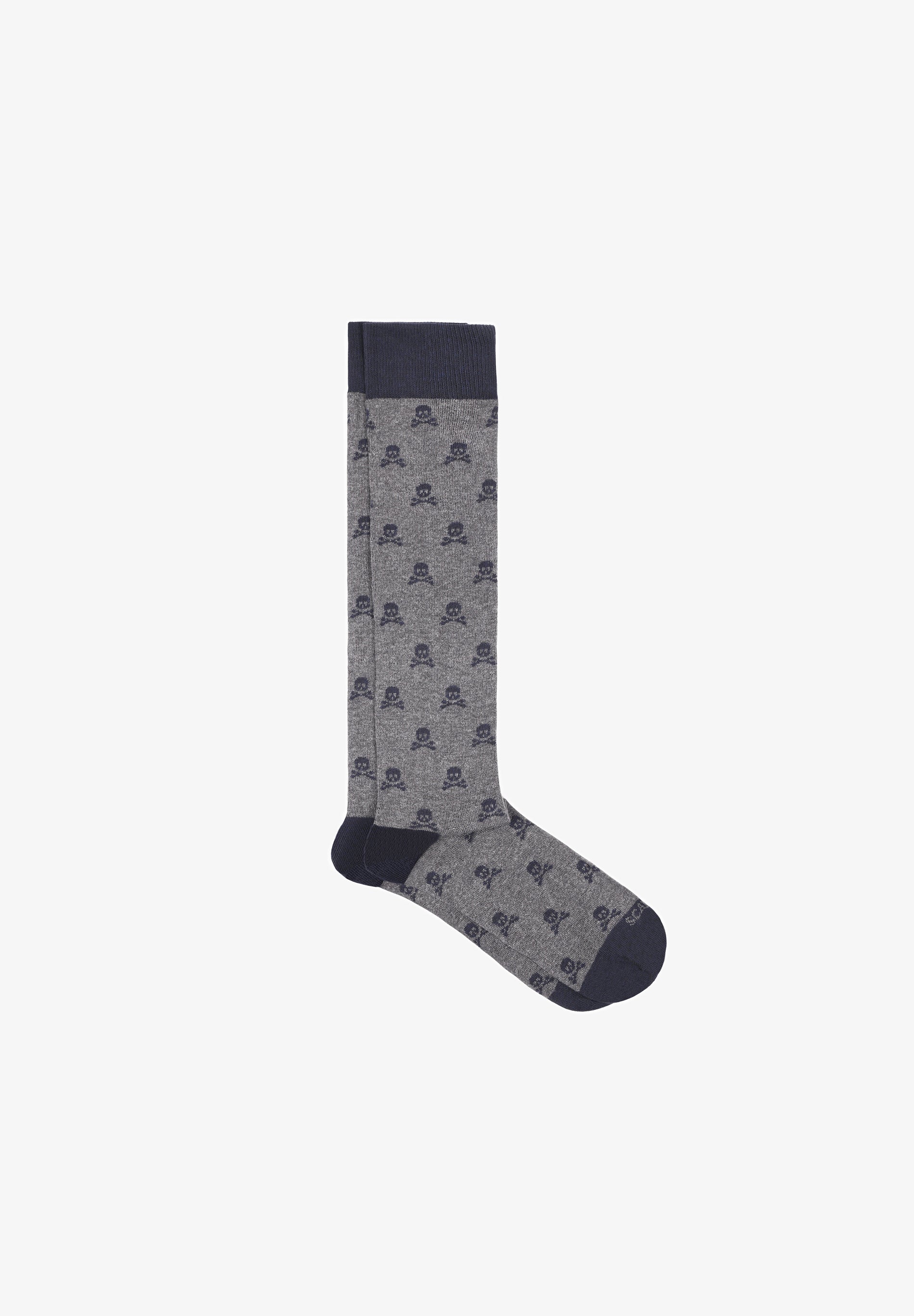 MEIAS COM SKULLS ALL OVER PRINT