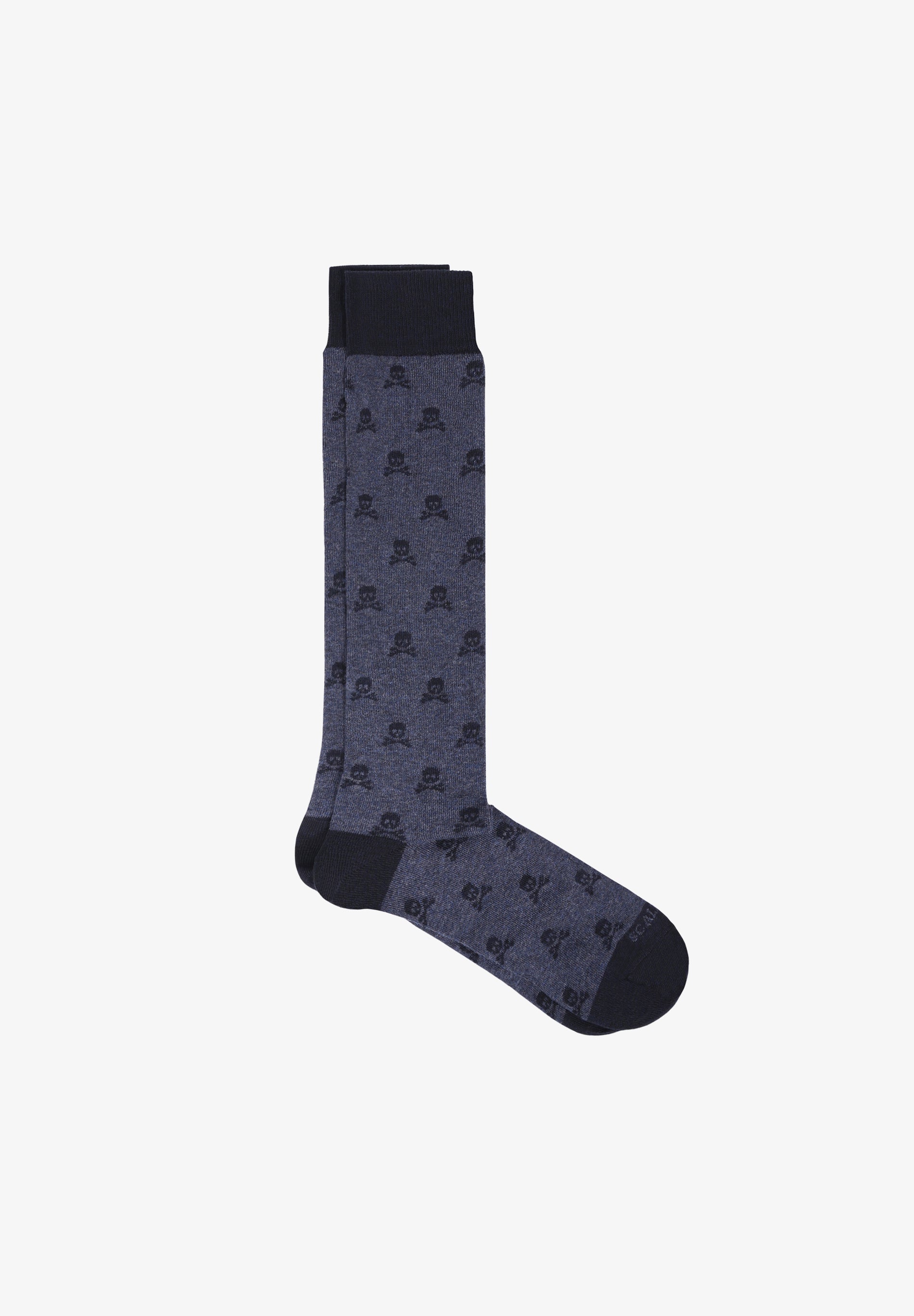 MEIAS COM SKULLS ALL OVER PRINT