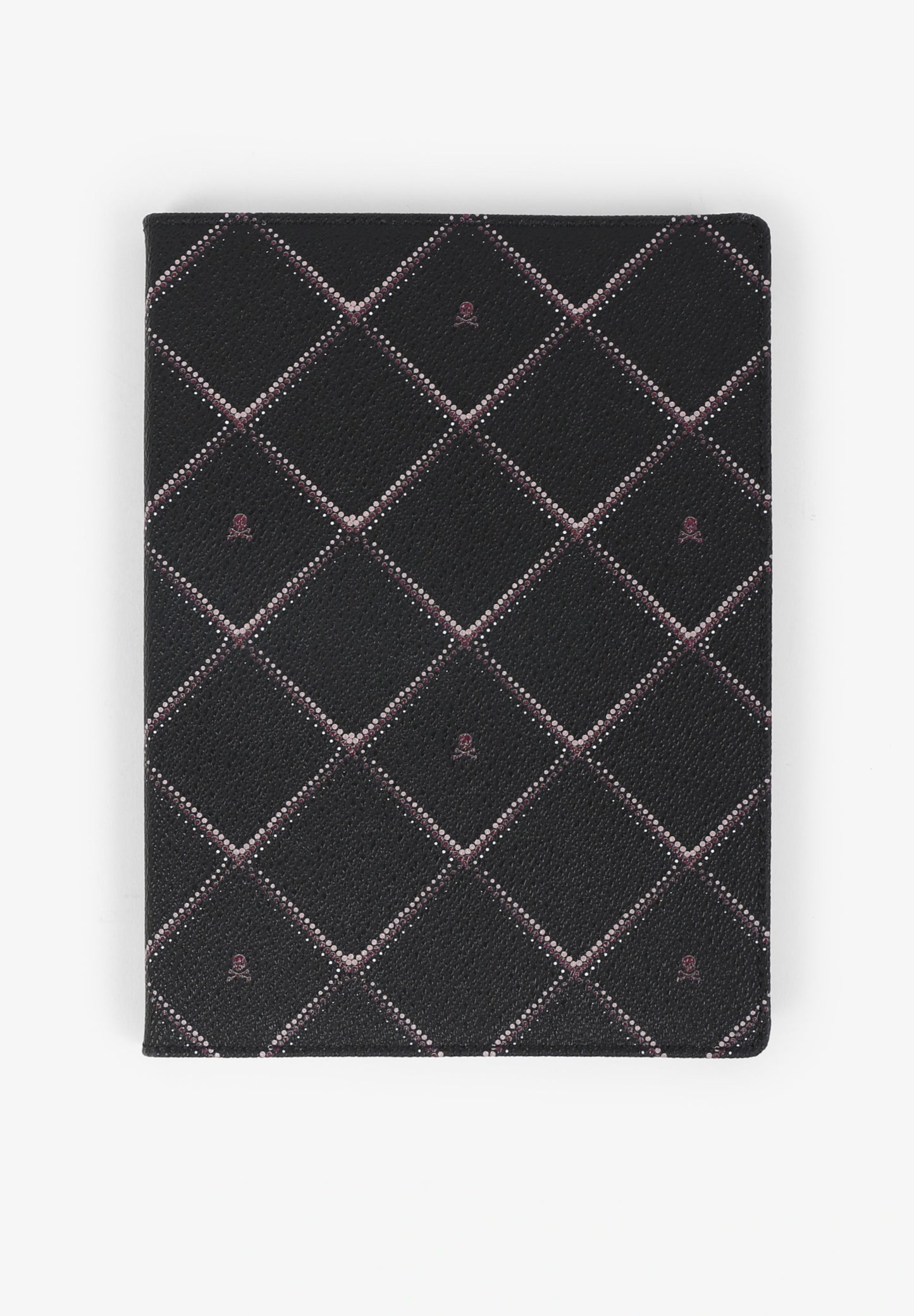 CADERNO EM PELE COM LOSANGOS