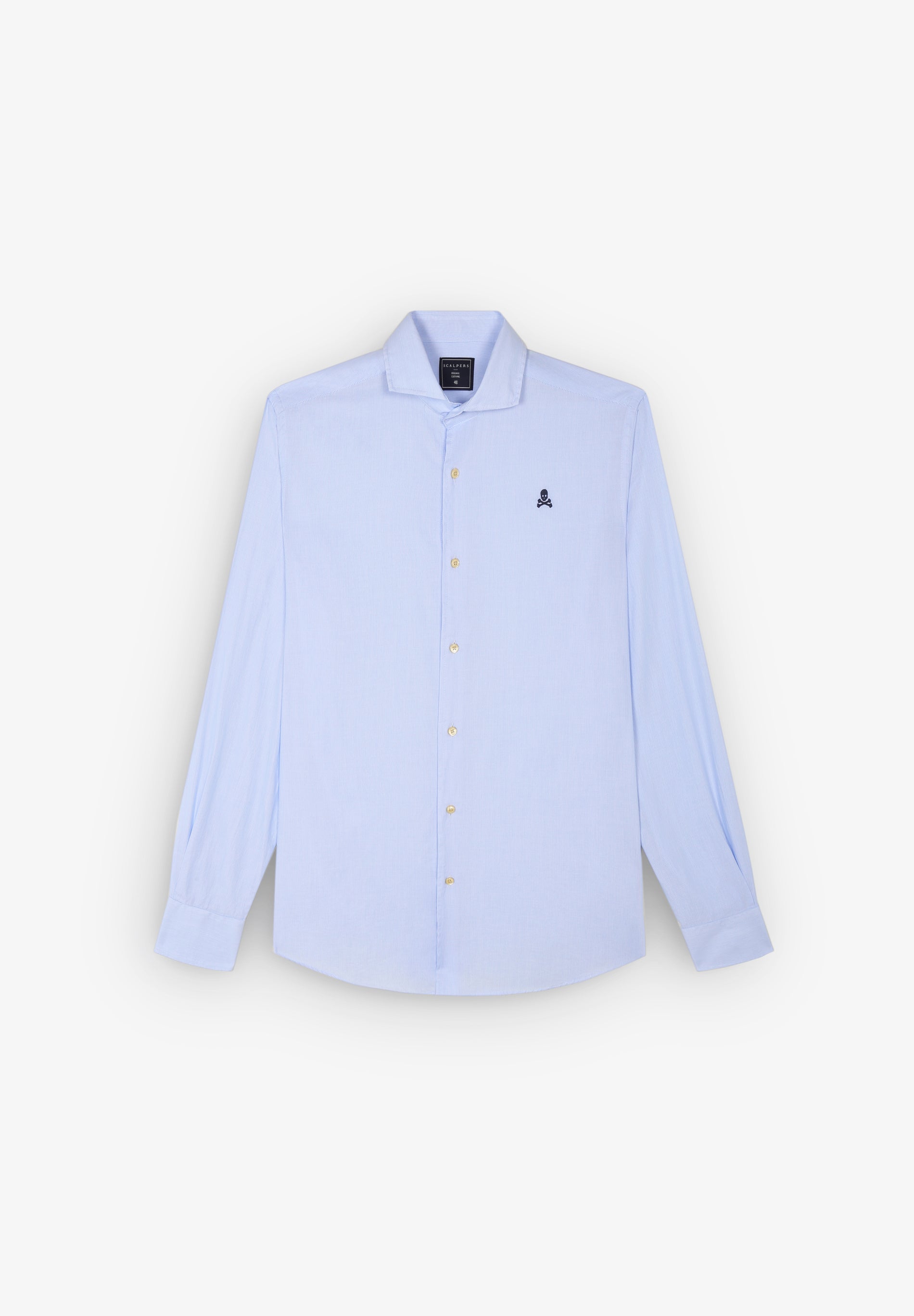 CAMISA COM LOGÓTIPO A CONTRASTAR