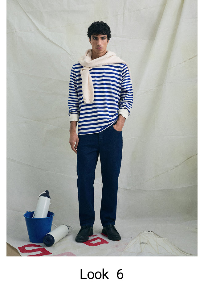 SCMIXEDSTRIPED LS TEE