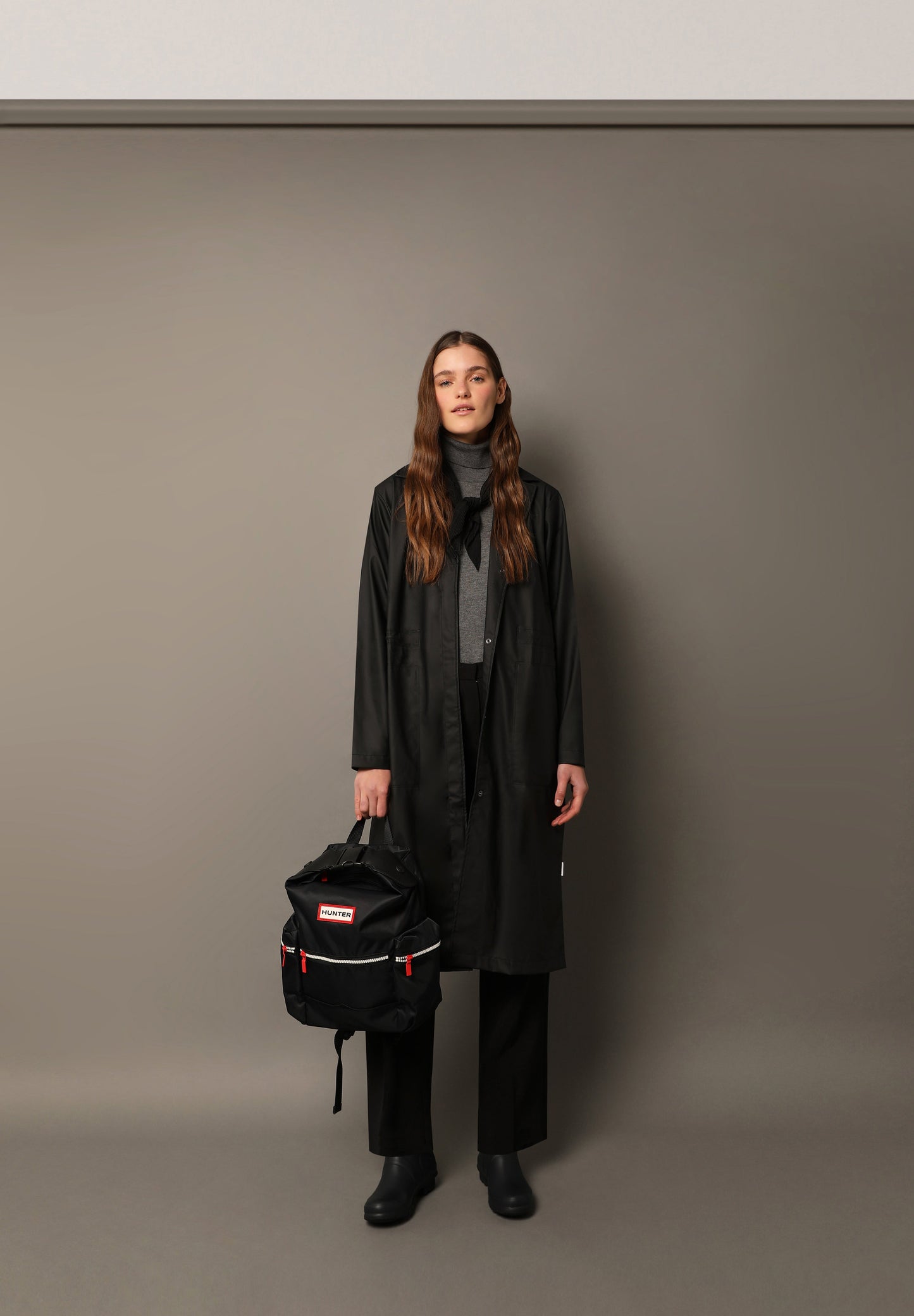 RAINS | CARDIGAN IMPERMEÁVEL COM AJUSTE NA CINTURA