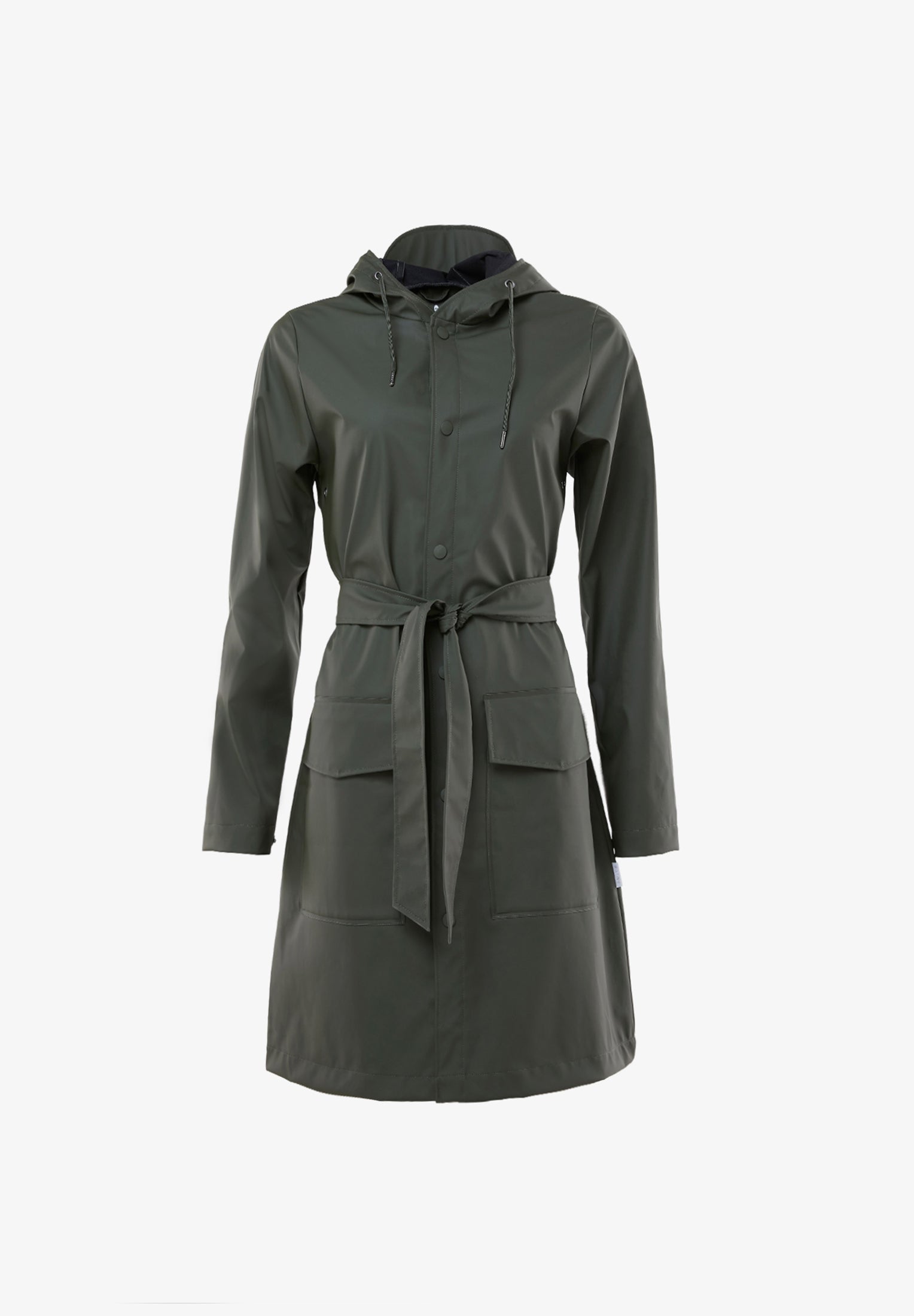 RAINS | CARDIGAN IMPERMEÁVEL COM AJUSTE NA CINTURA