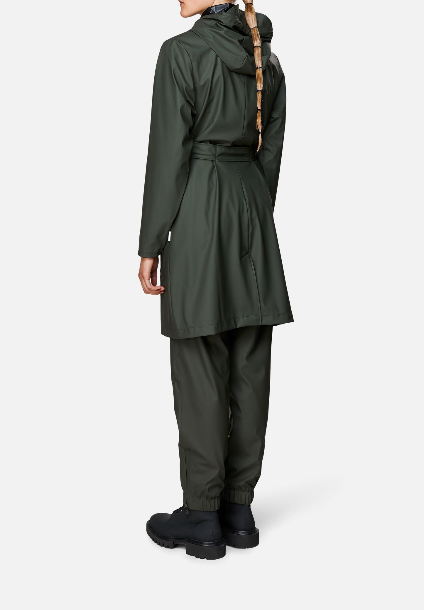 RAINS | CARDIGAN IMPERMEÁVEL COM AJUSTE NA CINTURA