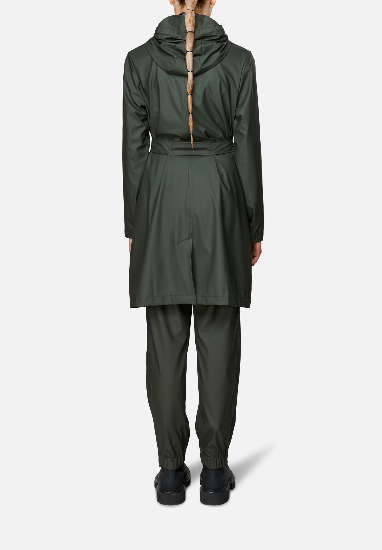 RAINS | CARDIGAN IMPERMEÁVEL COM AJUSTE NA CINTURA