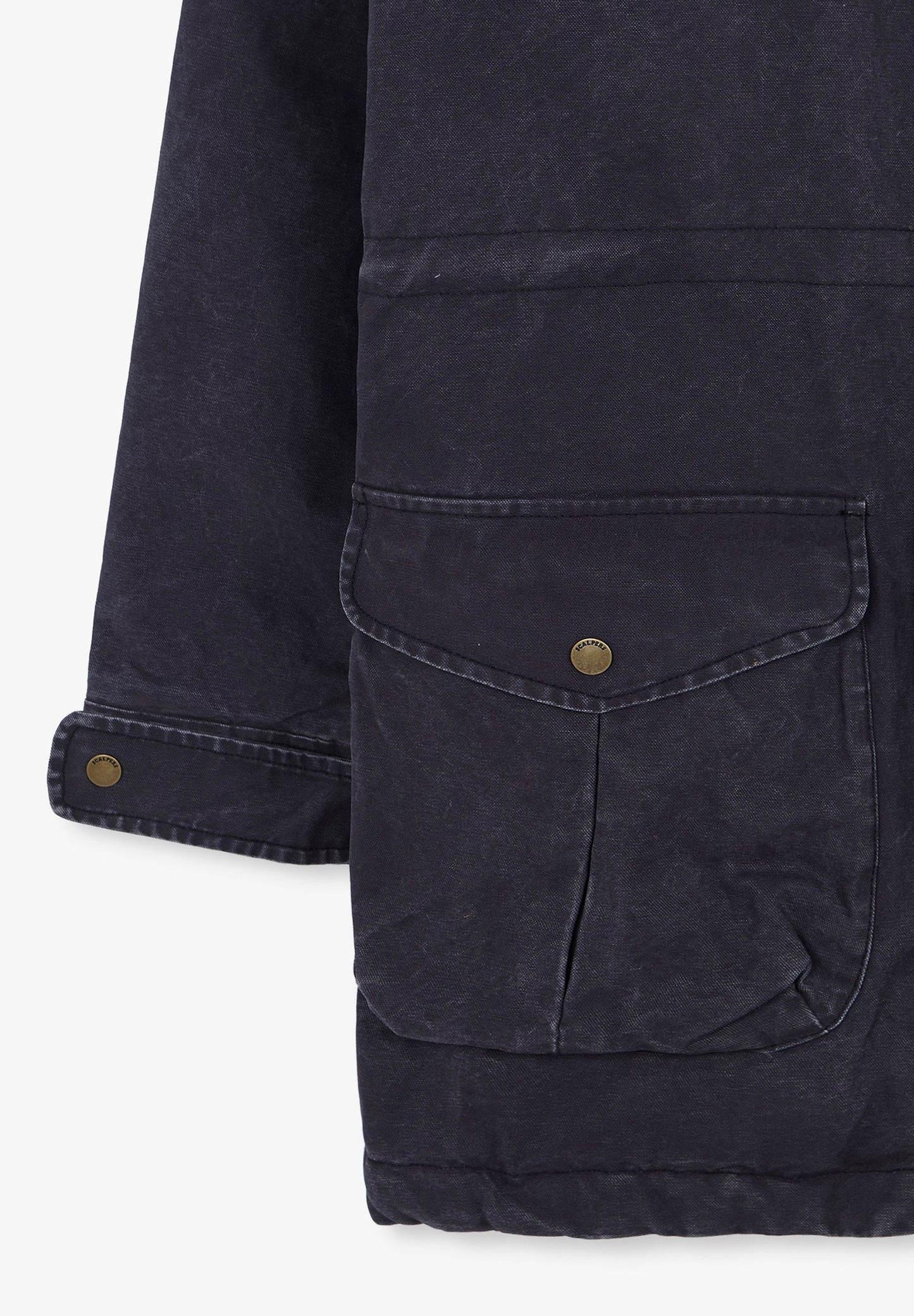 PARKA COMPRIDA INTERIOR PELO ENCARACOLADO