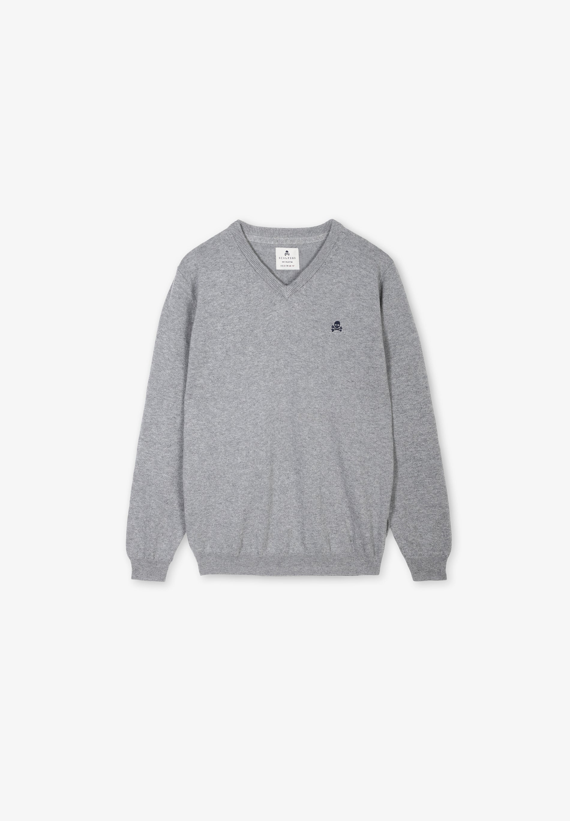 SWEATER BÁSICA BORDADA ALGODÃO