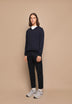 SWEATER GOLA EM BICO LÃ